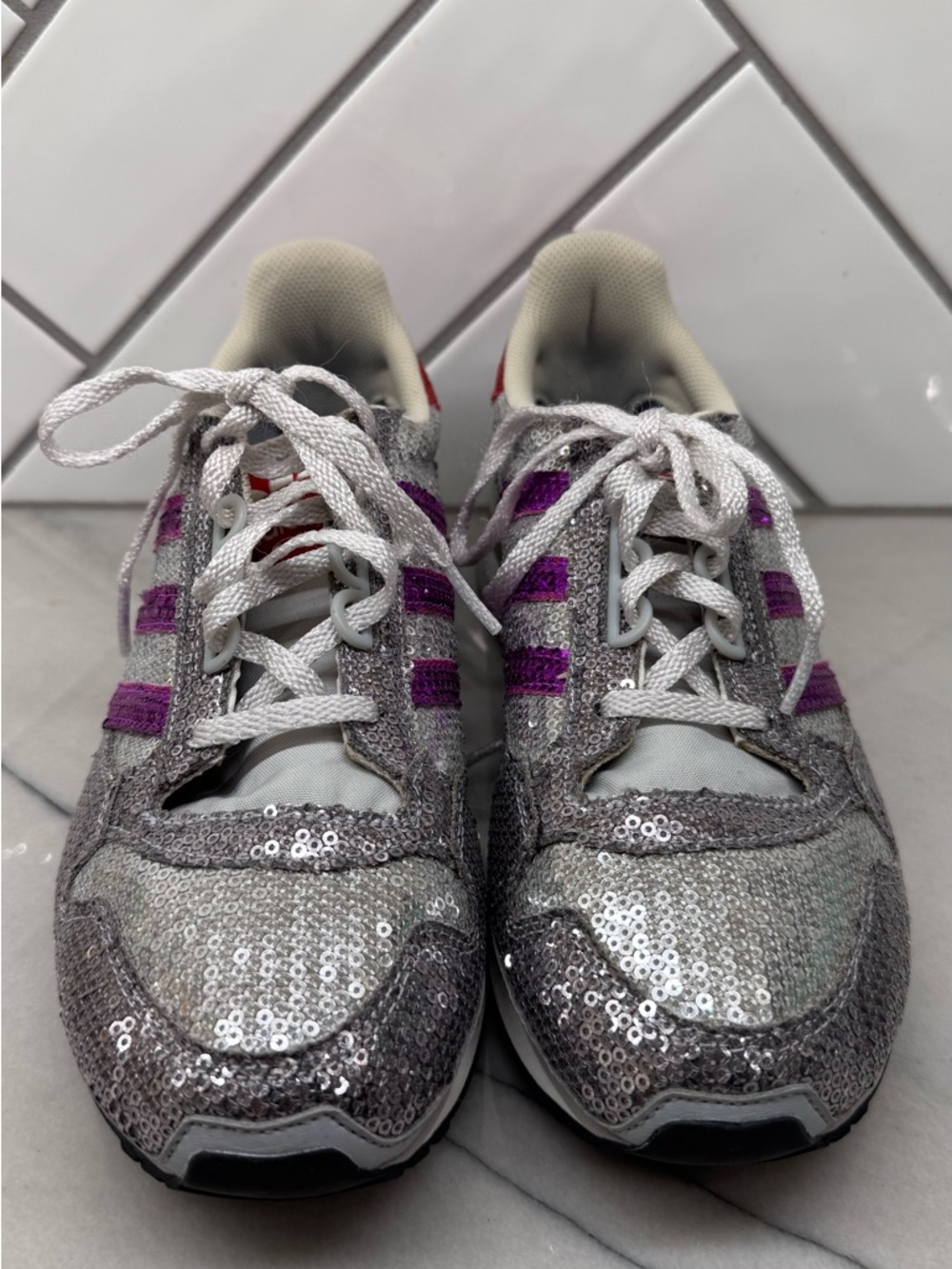 Women's ZX 500 Sequin Low Top